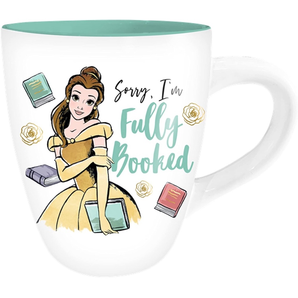 Disney Beauty & the Beast Belle “Sorry, I’m Fully Booked” XL Mug